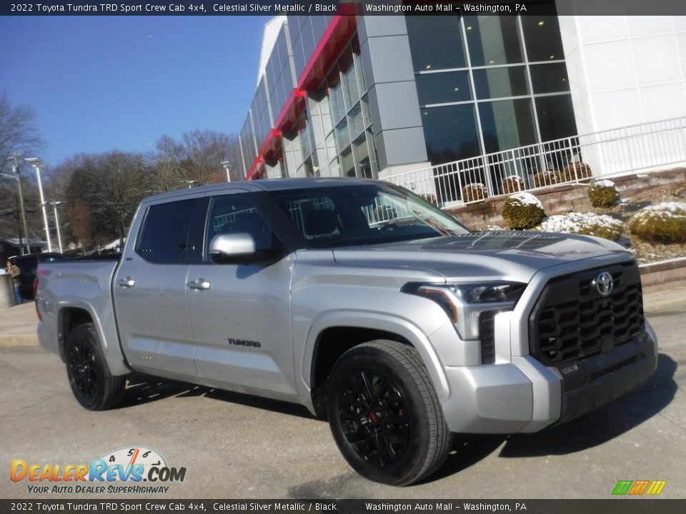 2022 Toyota Tundra TRD Sport Crew Cab 4x4 Celestial Silver Metallic / Black Photo #1