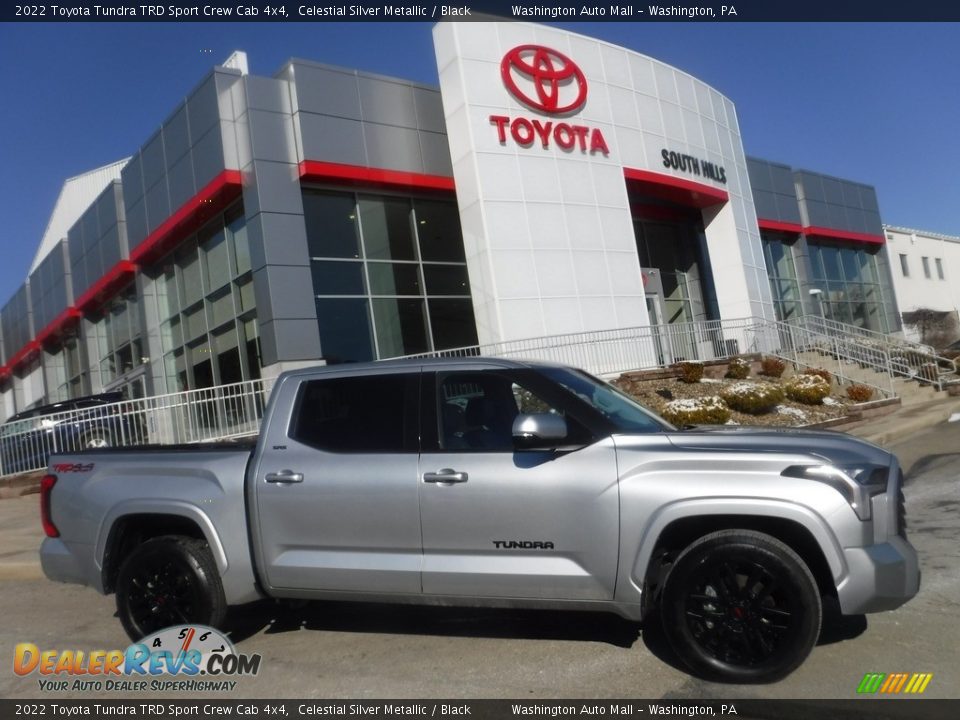 2022 Toyota Tundra TRD Sport Crew Cab 4x4 Celestial Silver Metallic / Black Photo #2