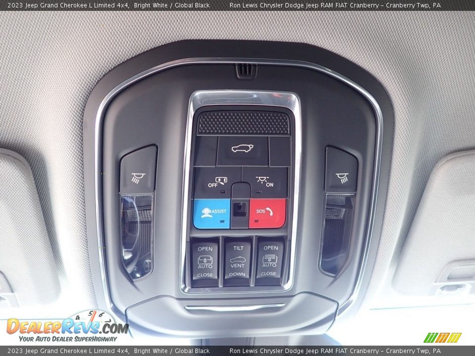 2023 Jeep Grand Cherokee L Limited 4x4 Bright White / Global Black Photo #19