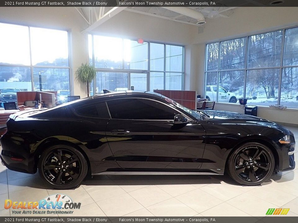 2021 Ford Mustang GT Fastback Shadow Black / Ebony Photo #1