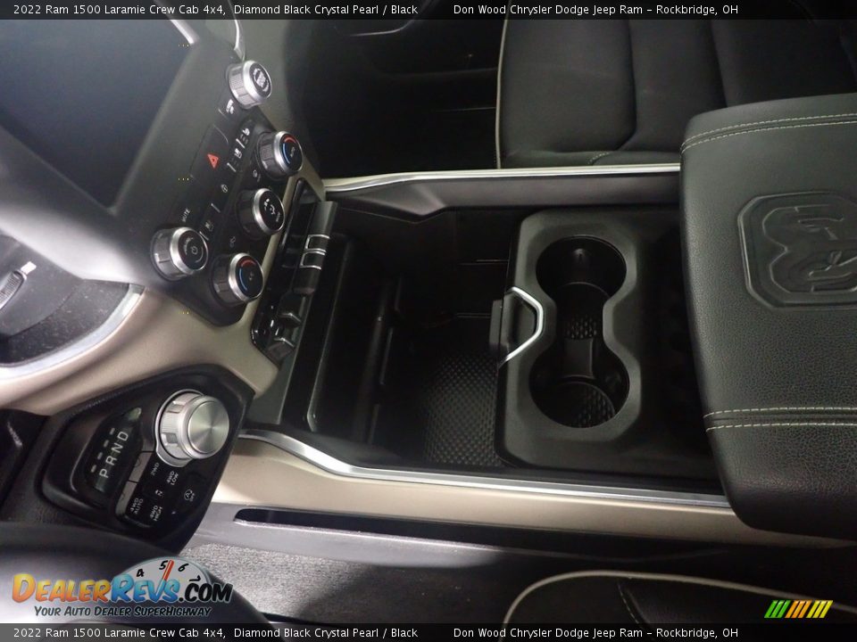 2022 Ram 1500 Laramie Crew Cab 4x4 Diamond Black Crystal Pearl / Black Photo #30