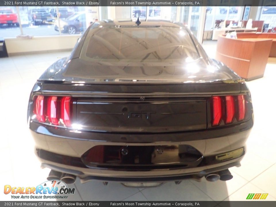 2021 Ford Mustang GT Fastback Shadow Black / Ebony Photo #3