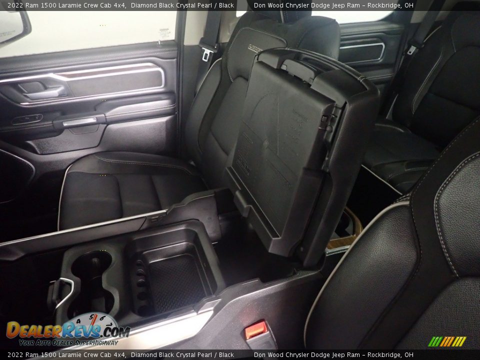 2022 Ram 1500 Laramie Crew Cab 4x4 Diamond Black Crystal Pearl / Black Photo #31