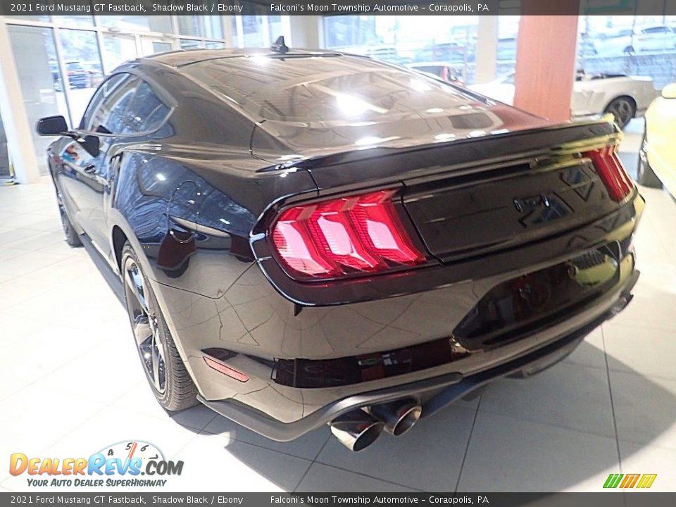 2021 Ford Mustang GT Fastback Shadow Black / Ebony Photo #5