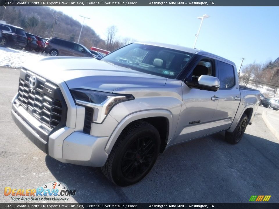 2022 Toyota Tundra TRD Sport Crew Cab 4x4 Celestial Silver Metallic / Black Photo #17