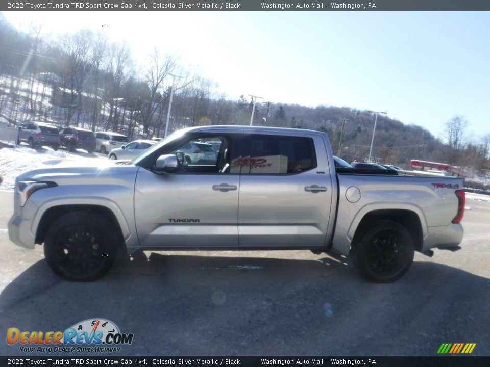 2022 Toyota Tundra TRD Sport Crew Cab 4x4 Celestial Silver Metallic / Black Photo #18