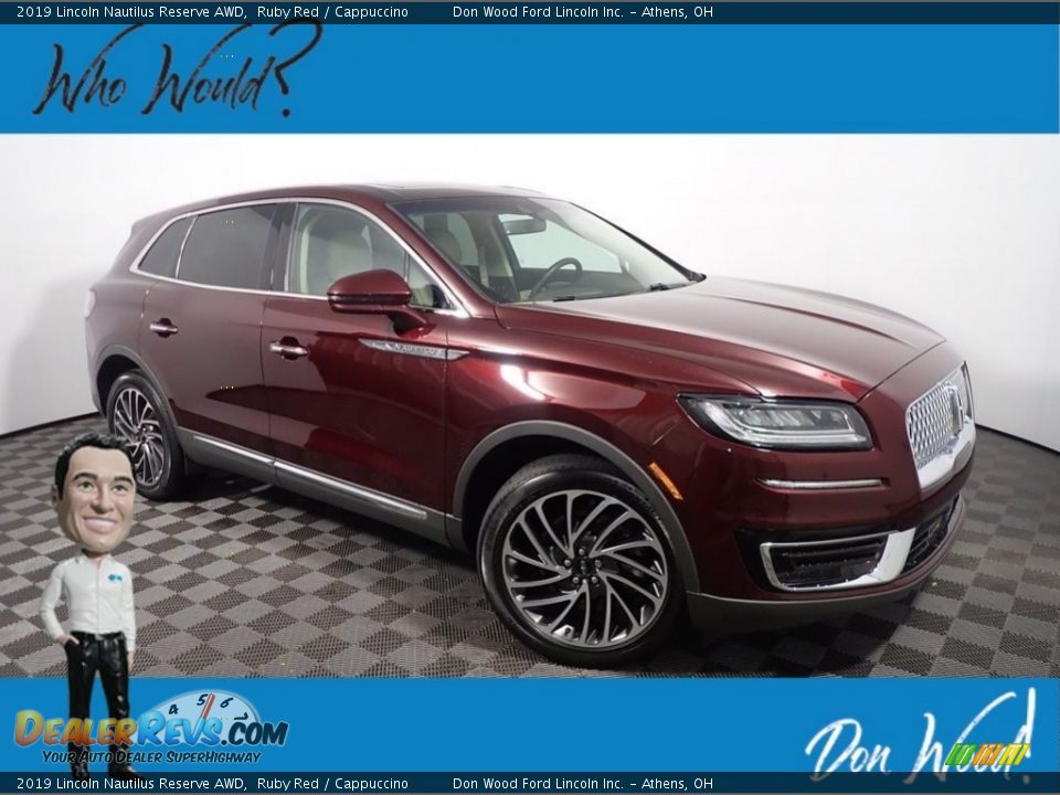 2019 Lincoln Nautilus Reserve AWD Ruby Red / Cappuccino Photo #1