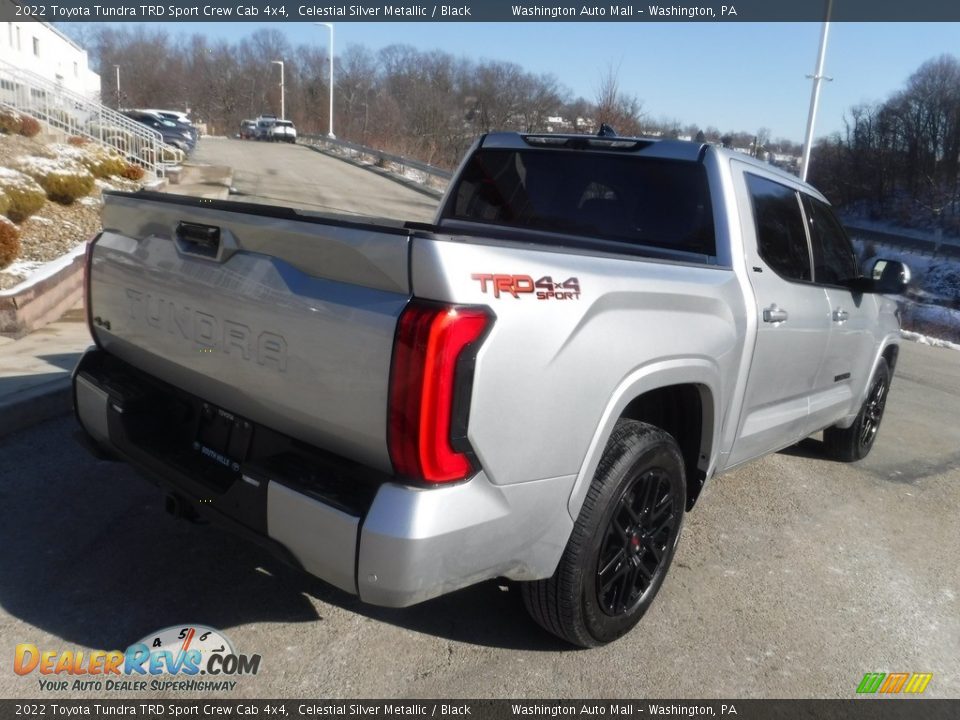 2022 Toyota Tundra TRD Sport Crew Cab 4x4 Celestial Silver Metallic / Black Photo #22