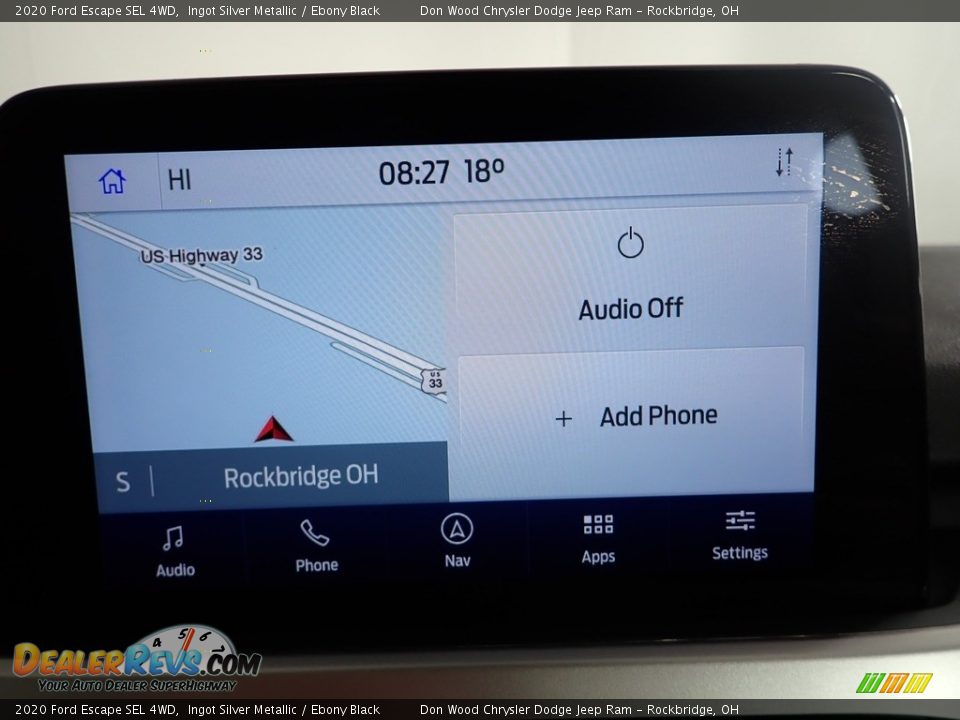 2020 Ford Escape SEL 4WD Ingot Silver Metallic / Ebony Black Photo #2