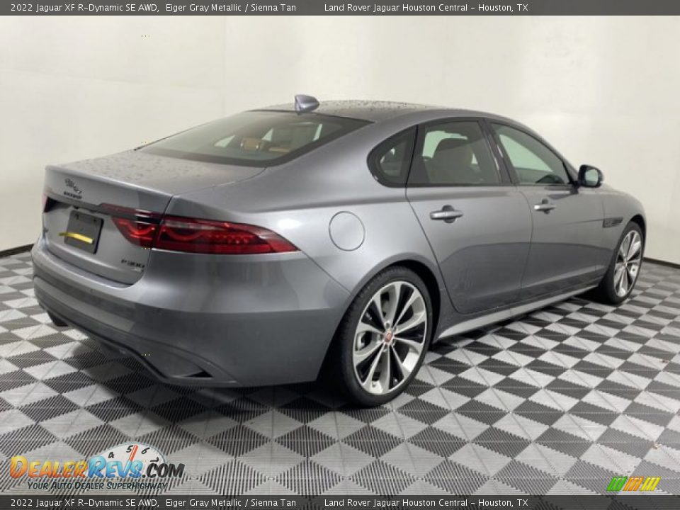 2022 Jaguar XF R-Dynamic SE AWD Eiger Gray Metallic / Sienna Tan Photo #2