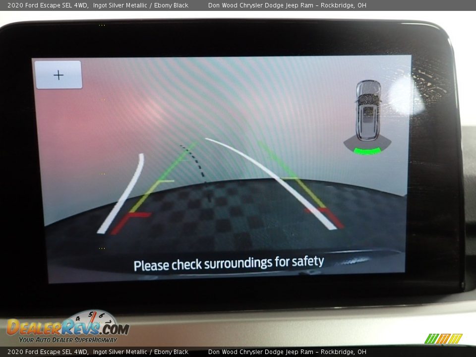 2020 Ford Escape SEL 4WD Ingot Silver Metallic / Ebony Black Photo #3