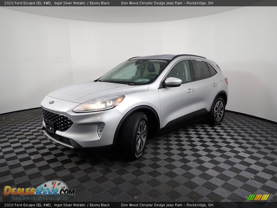 2020 Ford Escape SEL 4WD Ingot Silver Metallic / Ebony Black Photo #6