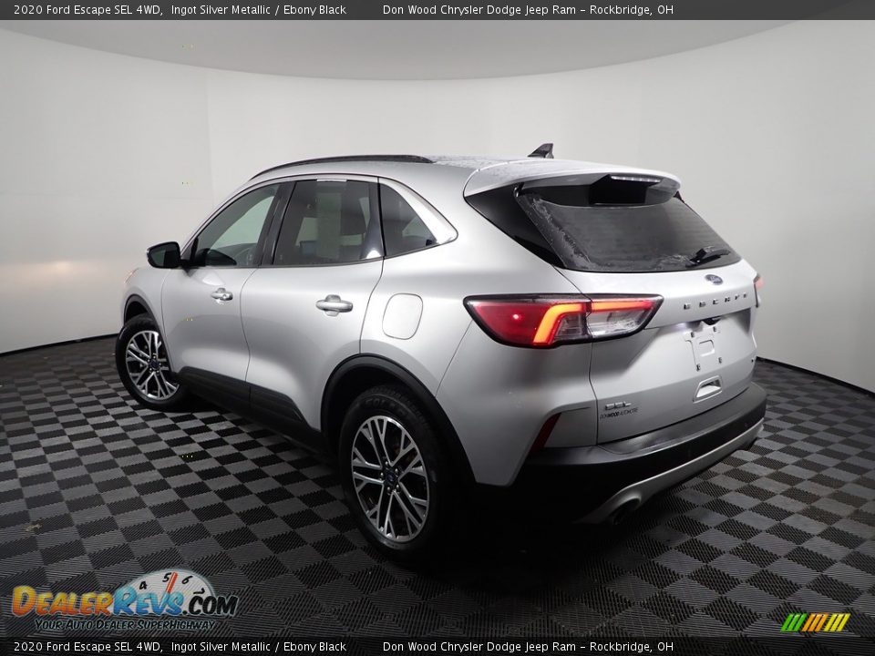 2020 Ford Escape SEL 4WD Ingot Silver Metallic / Ebony Black Photo #7