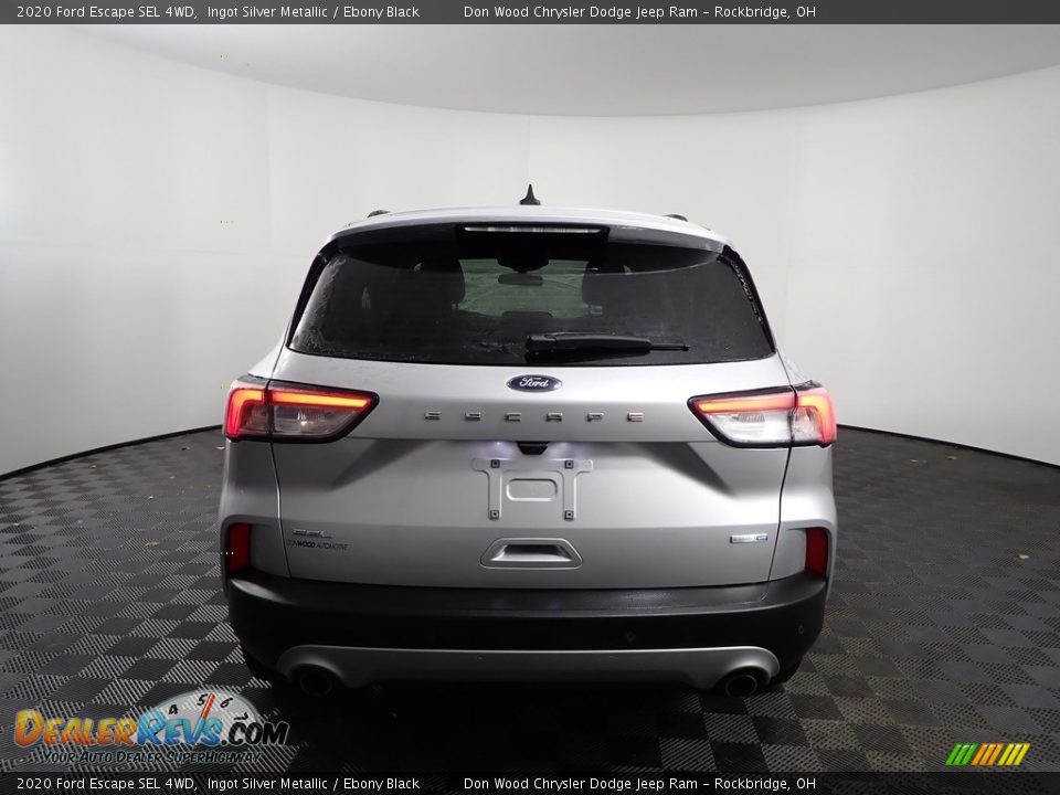 2020 Ford Escape SEL 4WD Ingot Silver Metallic / Ebony Black Photo #8
