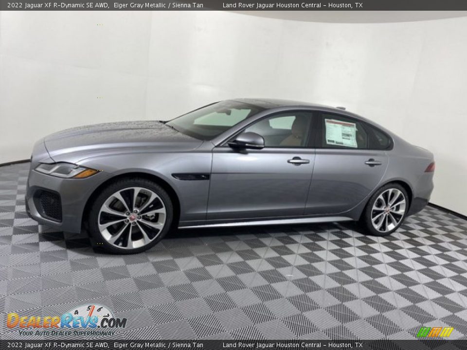 Eiger Gray Metallic 2022 Jaguar XF R-Dynamic SE AWD Photo #6