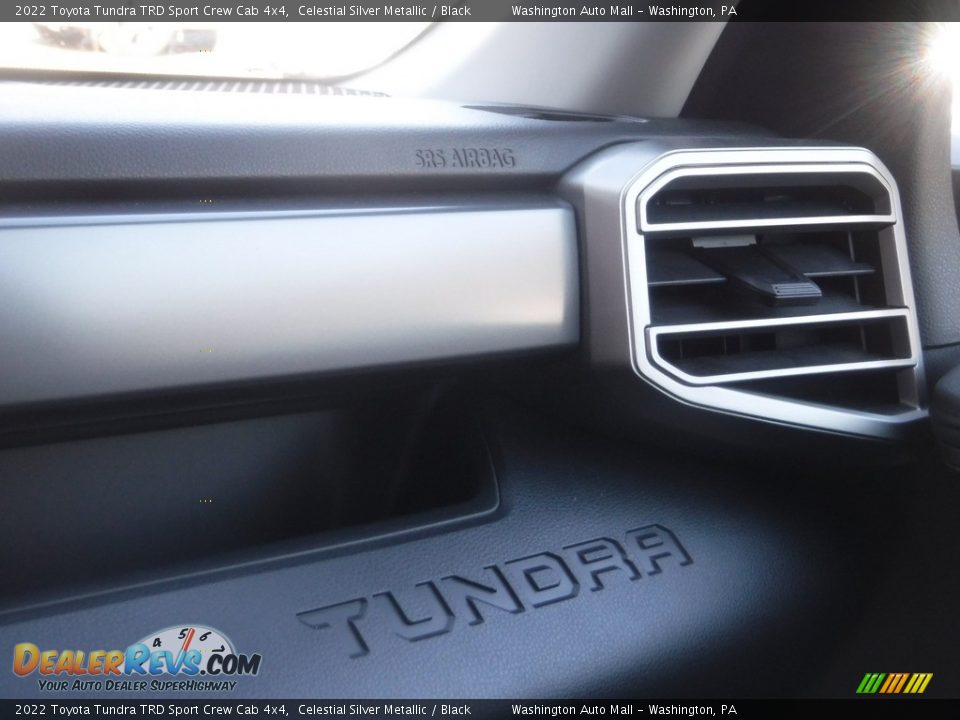 2022 Toyota Tundra TRD Sport Crew Cab 4x4 Celestial Silver Metallic / Black Photo #34