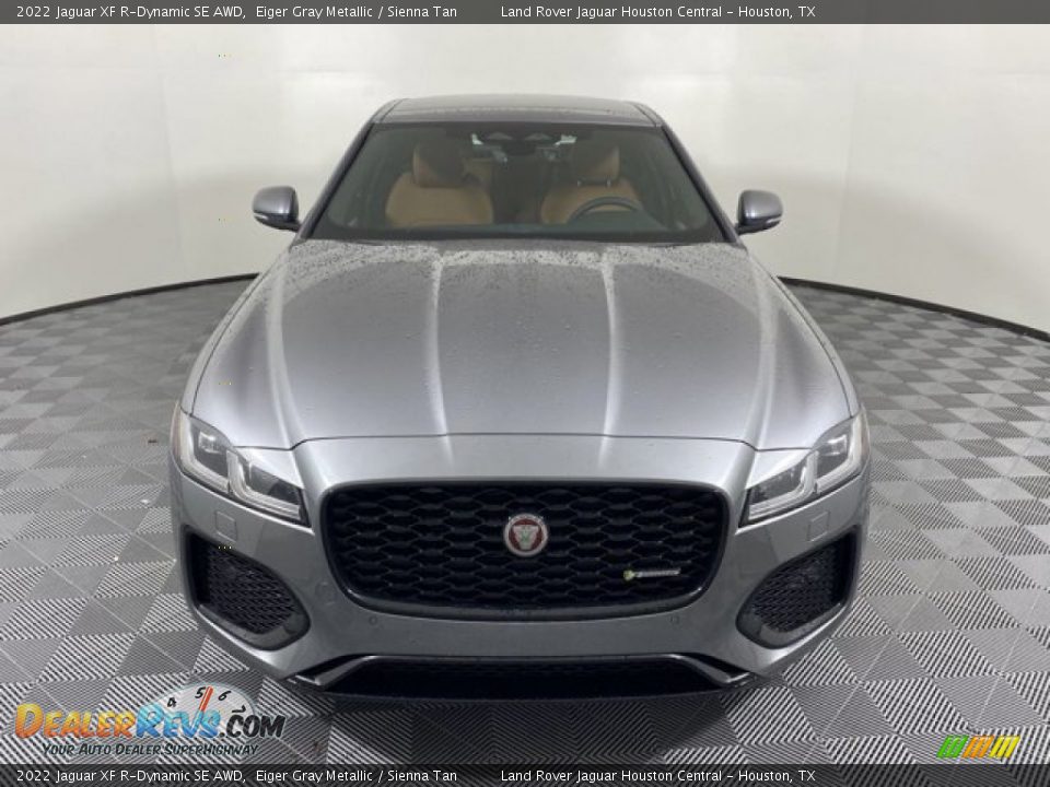 2022 Jaguar XF R-Dynamic SE AWD Eiger Gray Metallic / Sienna Tan Photo #8