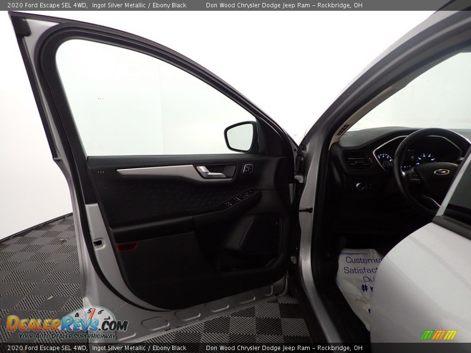 2020 Ford Escape SEL 4WD Ingot Silver Metallic / Ebony Black Photo #12