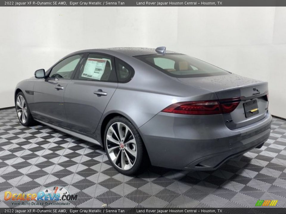 2022 Jaguar XF R-Dynamic SE AWD Eiger Gray Metallic / Sienna Tan Photo #10