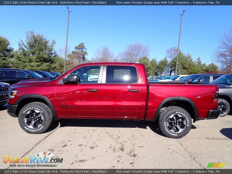 Delmonico Red Pearl 2023 Ram 1500 Rebel Crew Cab 4x4 Photo #2