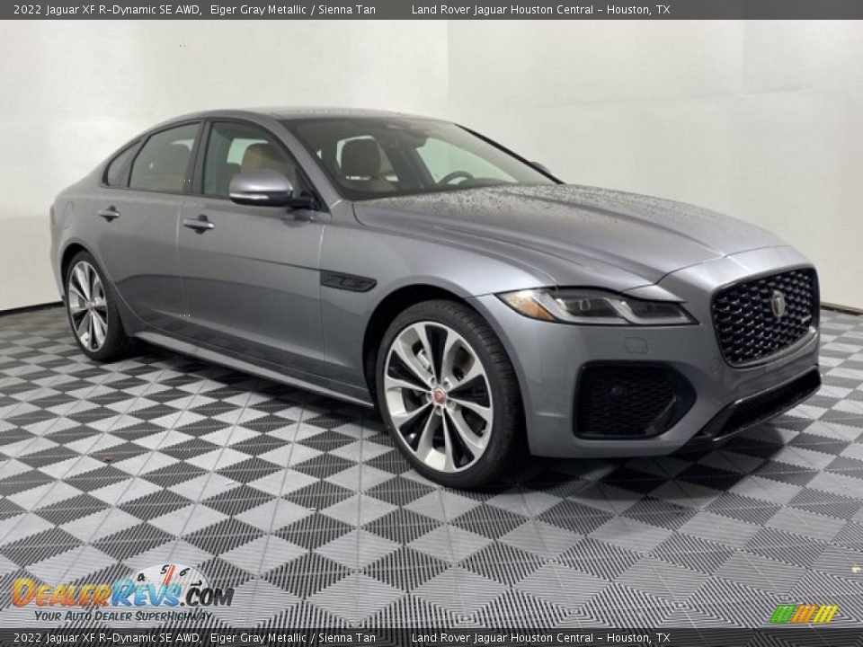 Eiger Gray Metallic 2022 Jaguar XF R-Dynamic SE AWD Photo #12