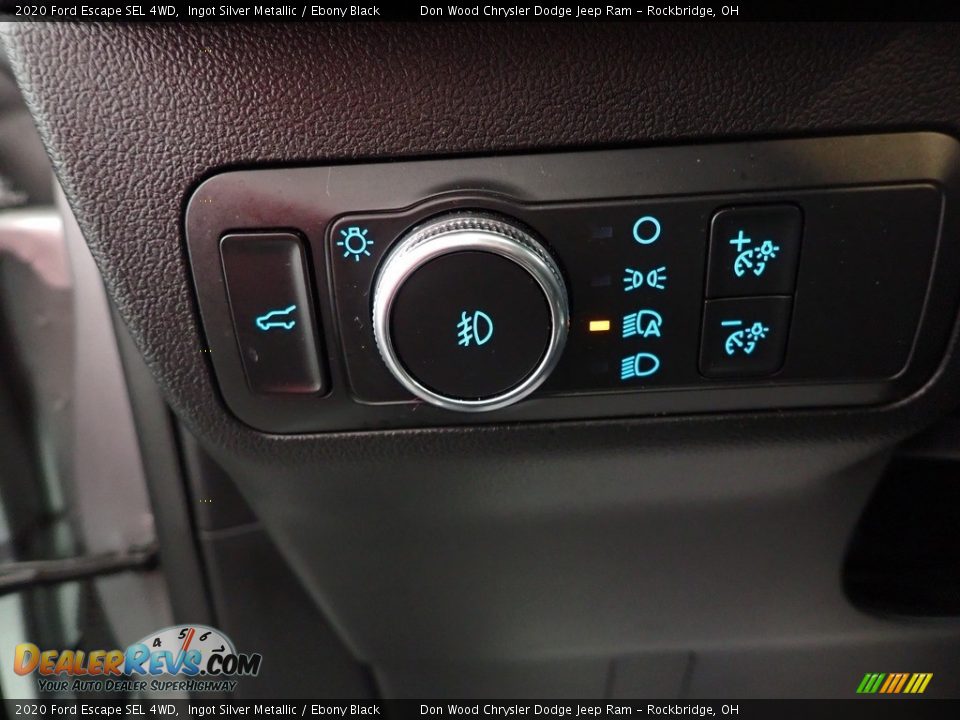 2020 Ford Escape SEL 4WD Ingot Silver Metallic / Ebony Black Photo #16