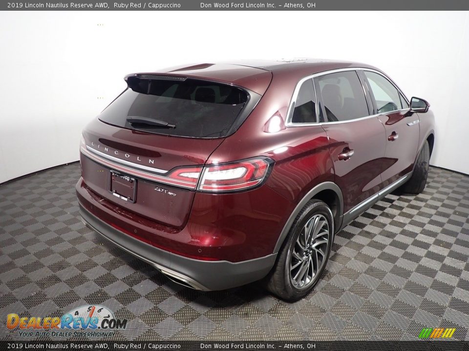2019 Lincoln Nautilus Reserve AWD Ruby Red / Cappuccino Photo #20