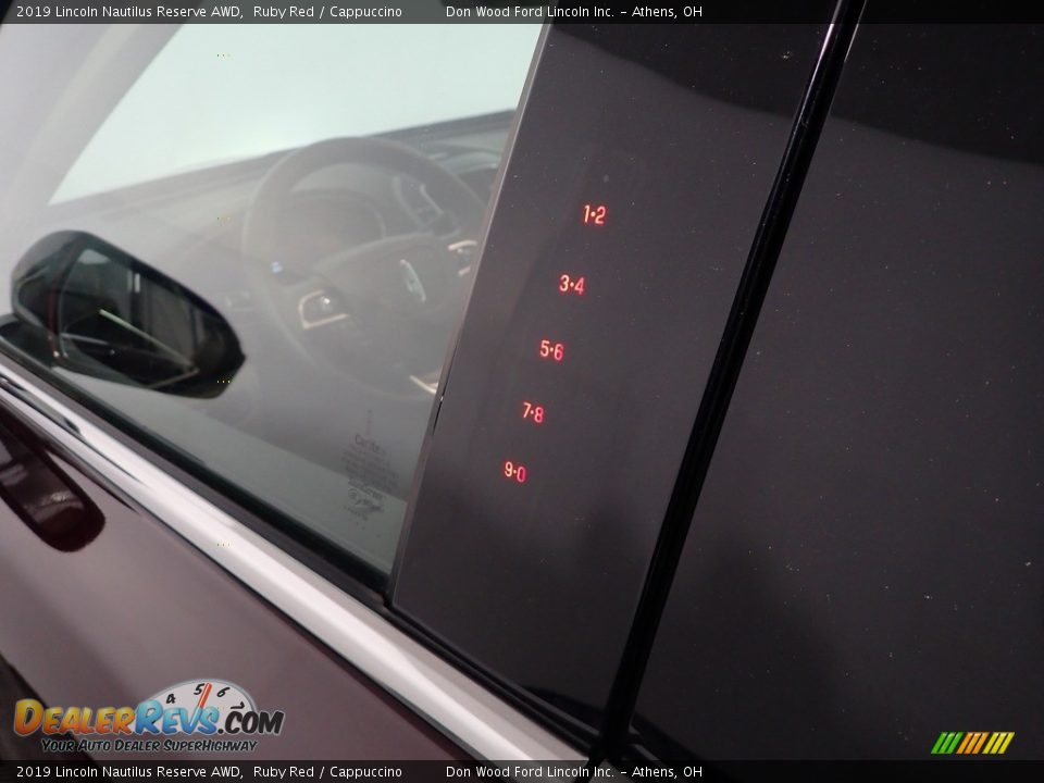 2019 Lincoln Nautilus Reserve AWD Ruby Red / Cappuccino Photo #21