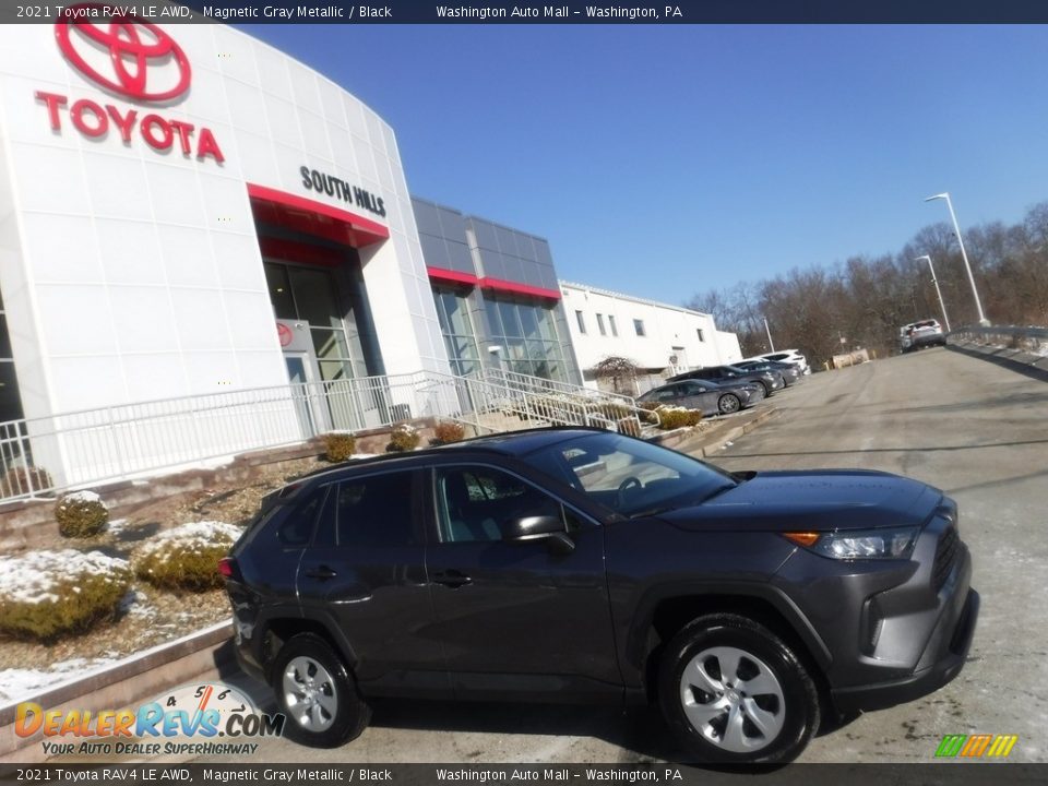 2021 Toyota RAV4 LE AWD Magnetic Gray Metallic / Black Photo #2