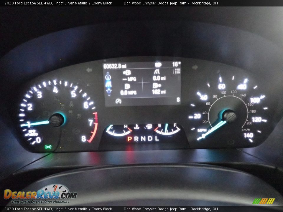 2020 Ford Escape SEL 4WD Ingot Silver Metallic / Ebony Black Photo #19