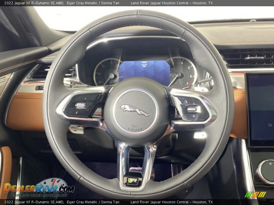 2022 Jaguar XF R-Dynamic SE AWD Steering Wheel Photo #17