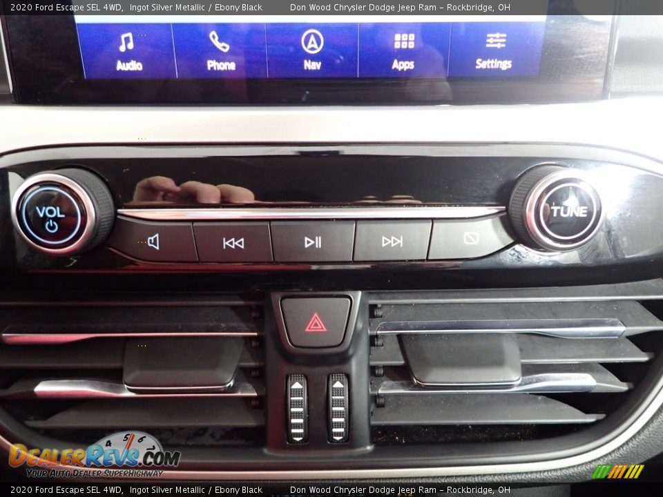 2020 Ford Escape SEL 4WD Ingot Silver Metallic / Ebony Black Photo #20