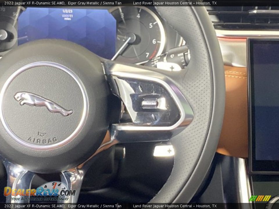 2022 Jaguar XF R-Dynamic SE AWD Steering Wheel Photo #19