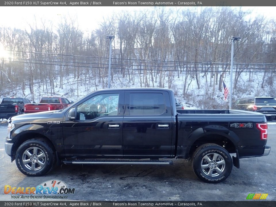 2020 Ford F150 XLT SuperCrew 4x4 Agate Black / Black Photo #5