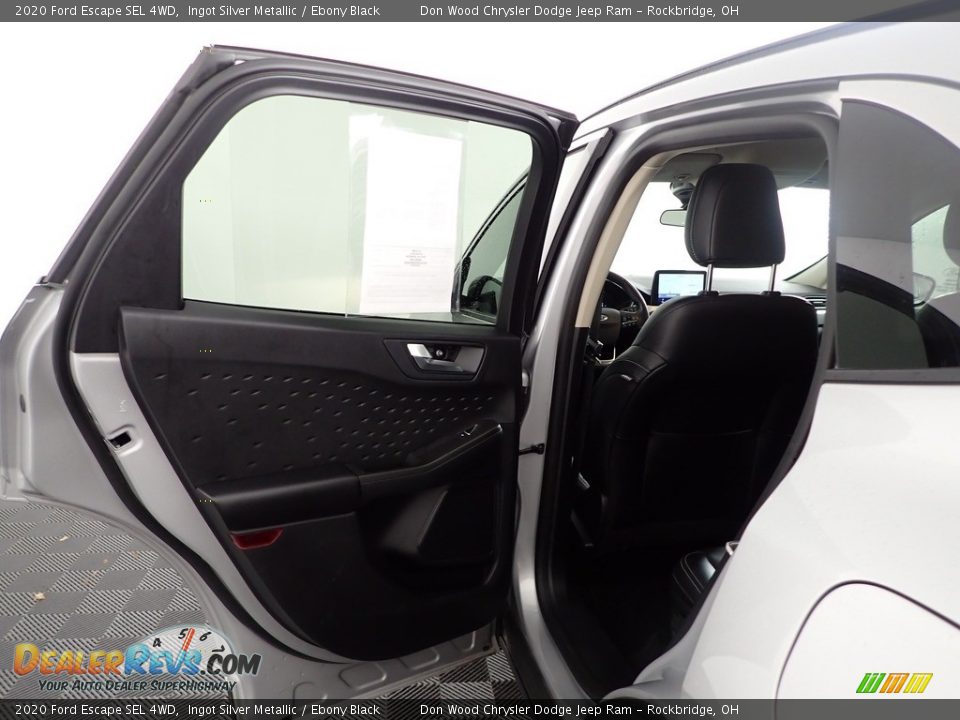 2020 Ford Escape SEL 4WD Ingot Silver Metallic / Ebony Black Photo #24