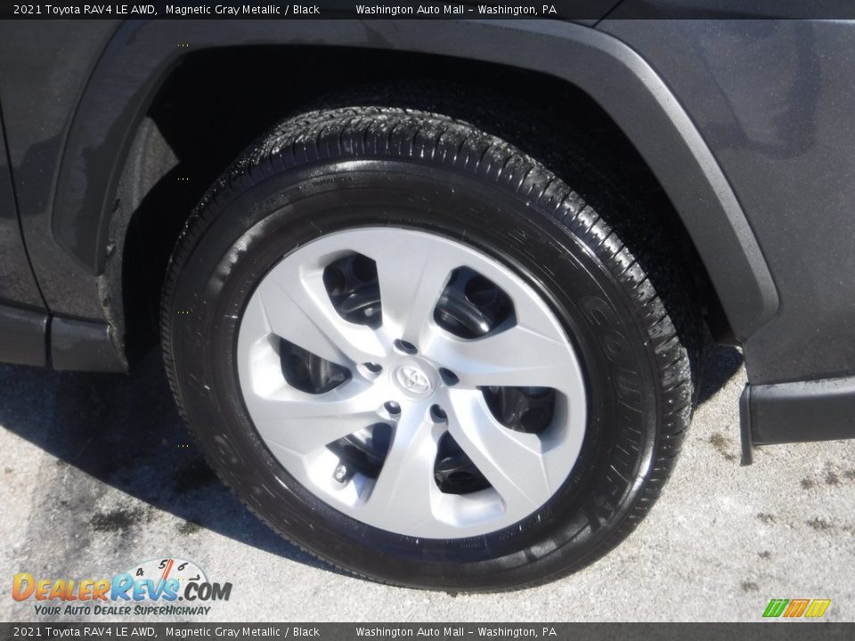 2021 Toyota RAV4 LE AWD Magnetic Gray Metallic / Black Photo #8