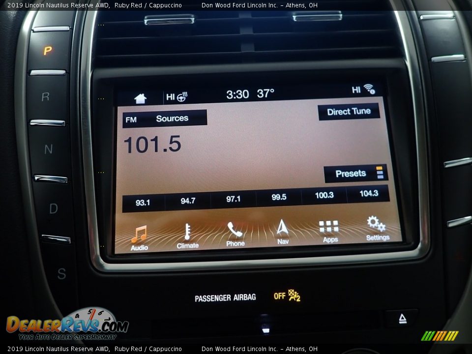 2019 Lincoln Nautilus Reserve AWD Ruby Red / Cappuccino Photo #28