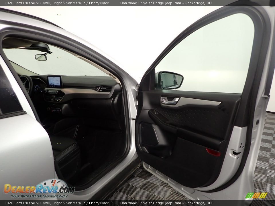 2020 Ford Escape SEL 4WD Ingot Silver Metallic / Ebony Black Photo #27
