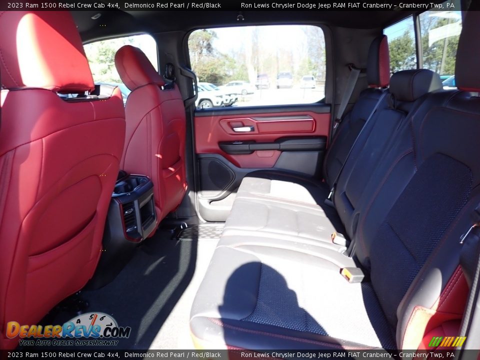 2023 Ram 1500 Rebel Crew Cab 4x4 Delmonico Red Pearl / Red/Black Photo #13