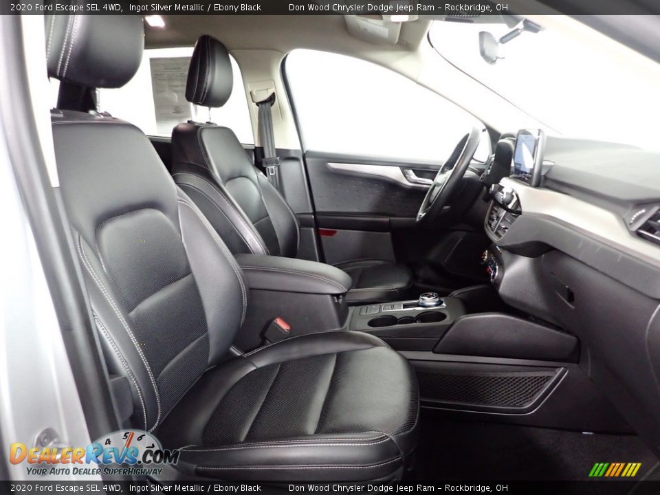 2020 Ford Escape SEL 4WD Ingot Silver Metallic / Ebony Black Photo #28