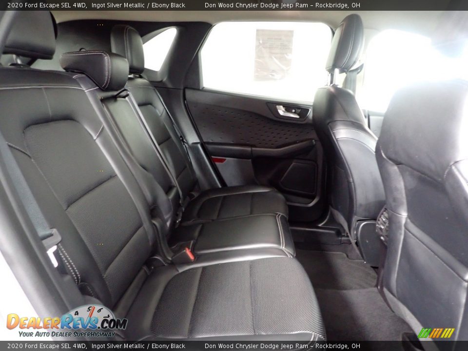 2020 Ford Escape SEL 4WD Ingot Silver Metallic / Ebony Black Photo #30