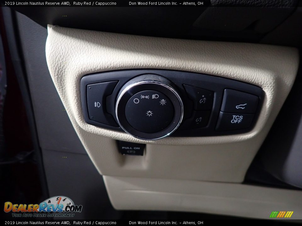 2019 Lincoln Nautilus Reserve AWD Ruby Red / Cappuccino Photo #33