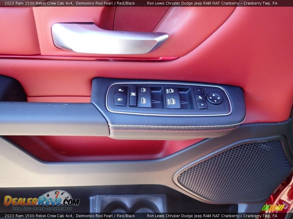 2023 Ram 1500 Rebel Crew Cab 4x4 Delmonico Red Pearl / Red/Black Photo #16