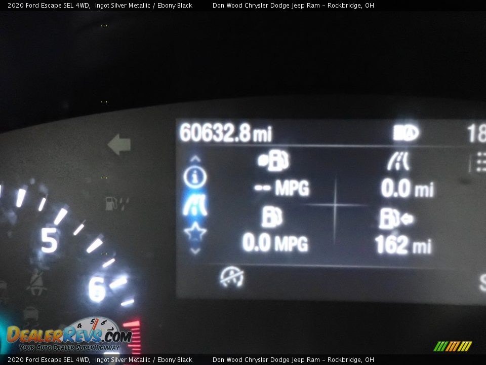 2020 Ford Escape SEL 4WD Ingot Silver Metallic / Ebony Black Photo #32
