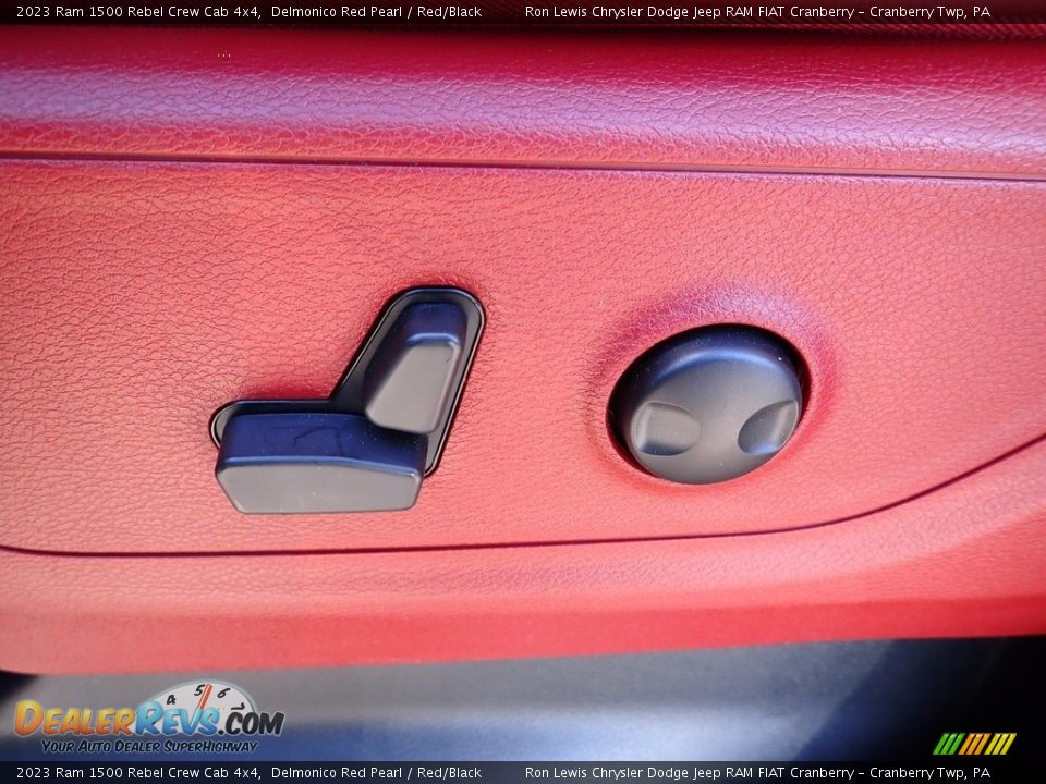 2023 Ram 1500 Rebel Crew Cab 4x4 Delmonico Red Pearl / Red/Black Photo #17