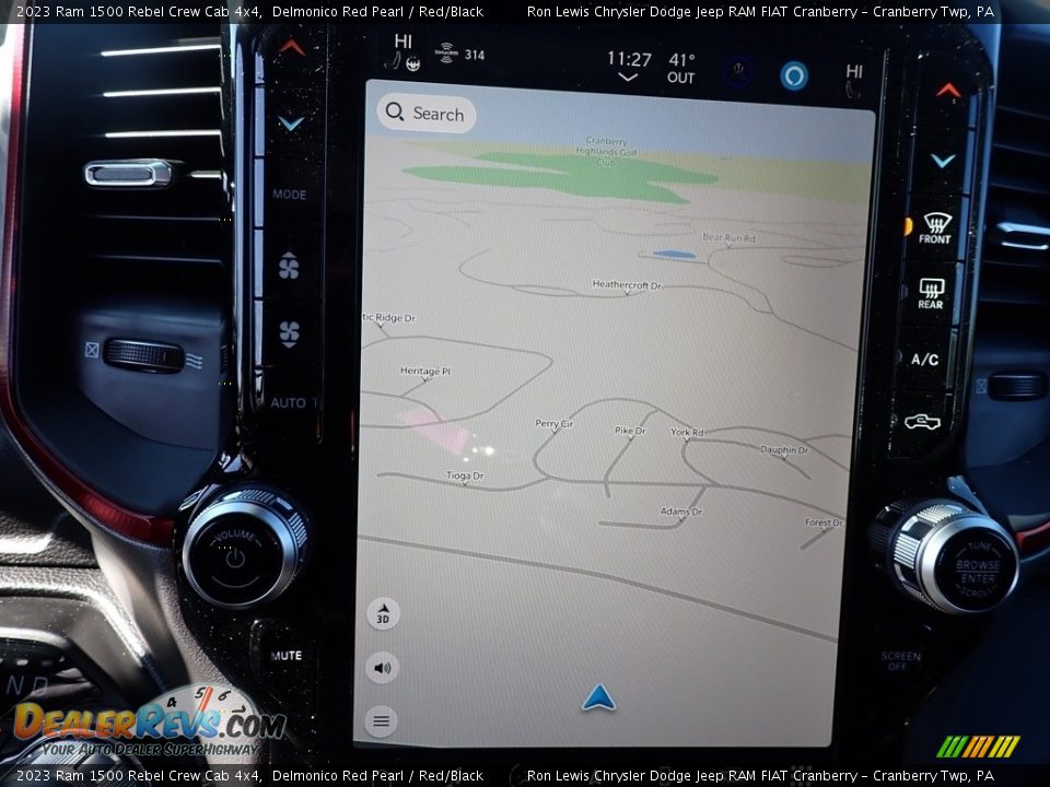 2023 Ram 1500 Rebel Crew Cab 4x4 Delmonico Red Pearl / Red/Black Photo #20