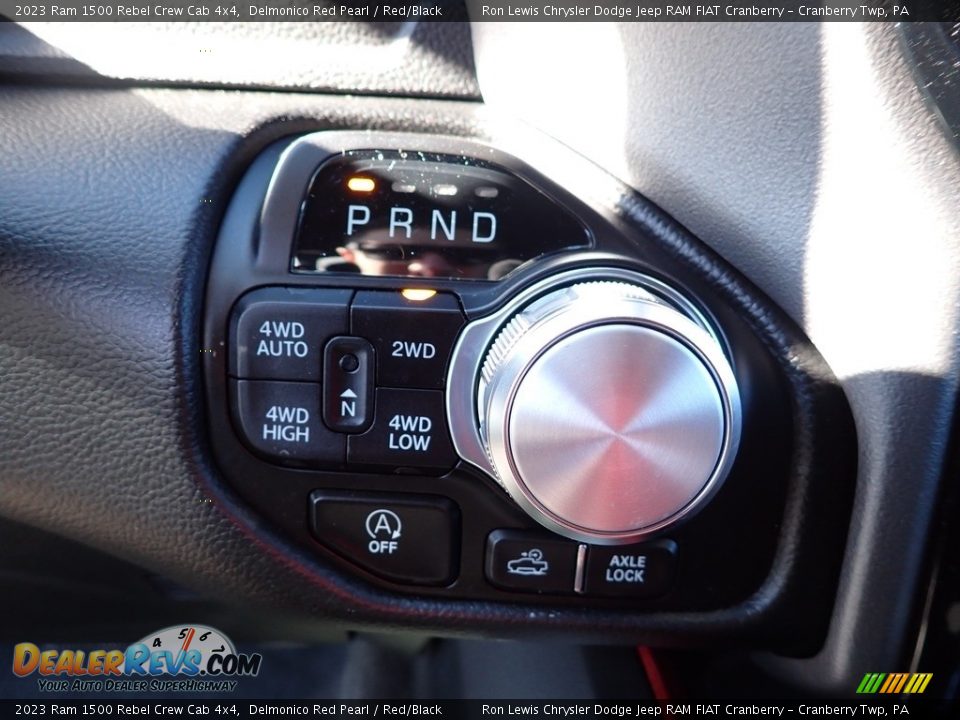 2023 Ram 1500 Rebel Crew Cab 4x4 Delmonico Red Pearl / Red/Black Photo #22