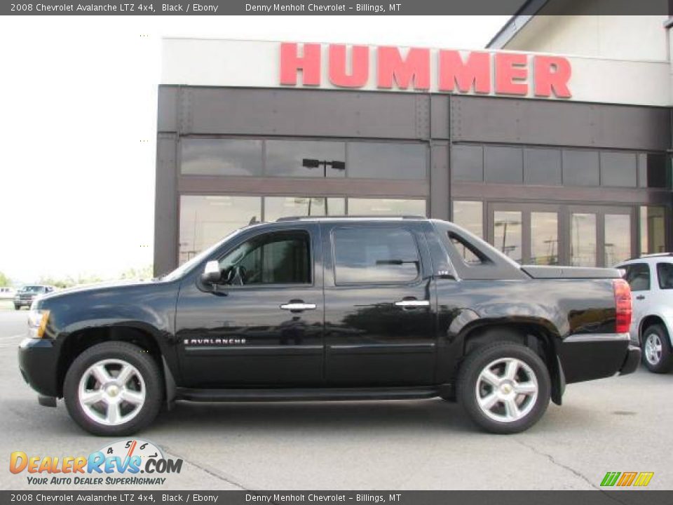 2008 Chevrolet Avalanche LTZ 4x4 Black / Ebony Photo #1