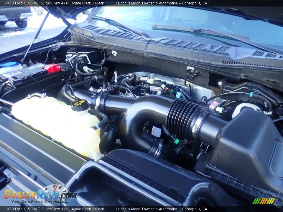 2020 Ford F150 XLT SuperCrew 4x4 Agate Black / Black Photo #30
