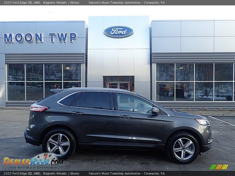 2020 Ford Edge SEL AWD Magnetic Metallic / Ebony Photo #1